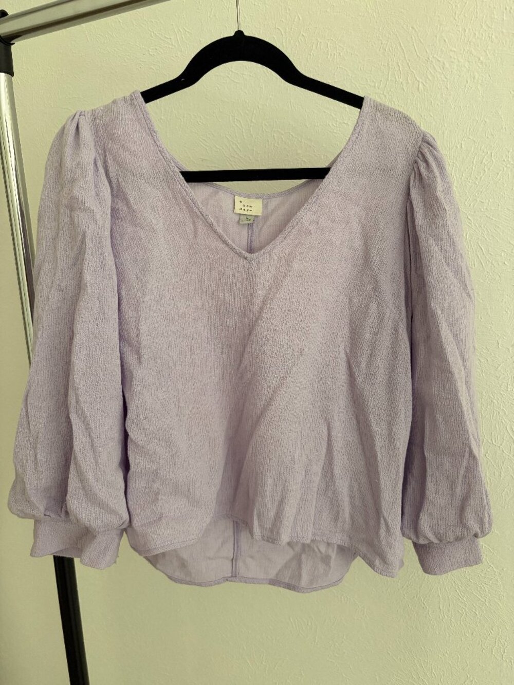 A New Day Lilac Business Casual Blouse